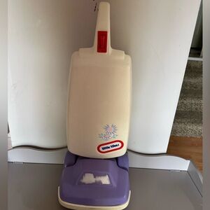 Little Tikes Purple and Cream Toy Vacuum